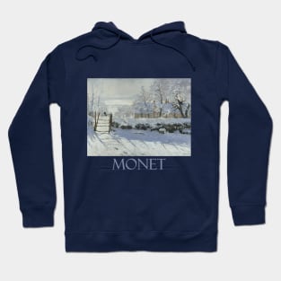 The Magpie by Claude Monet Hoodie
